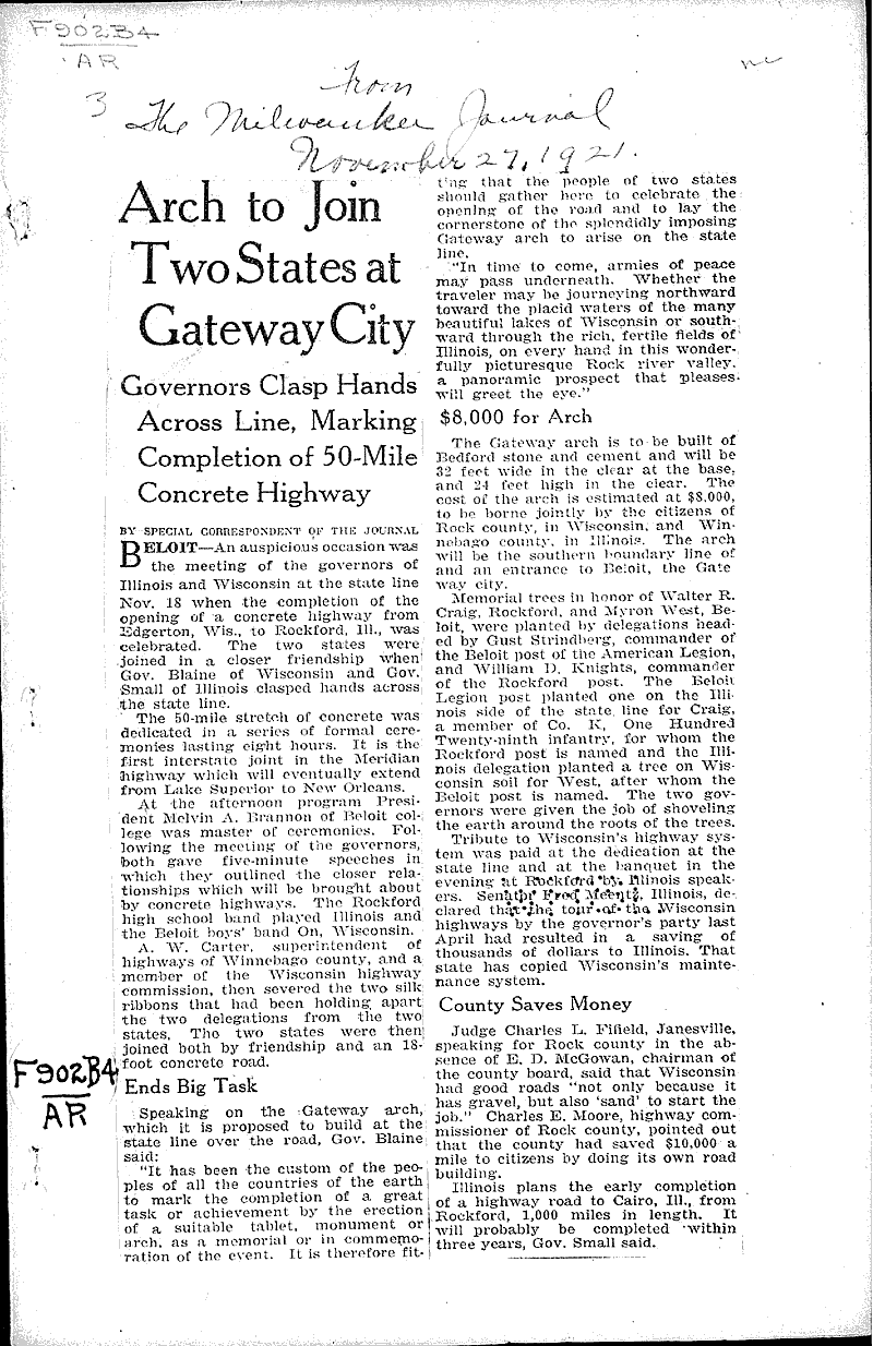  Source: Milwaukee Journal Topics: Transportation Date: 1921-11-27