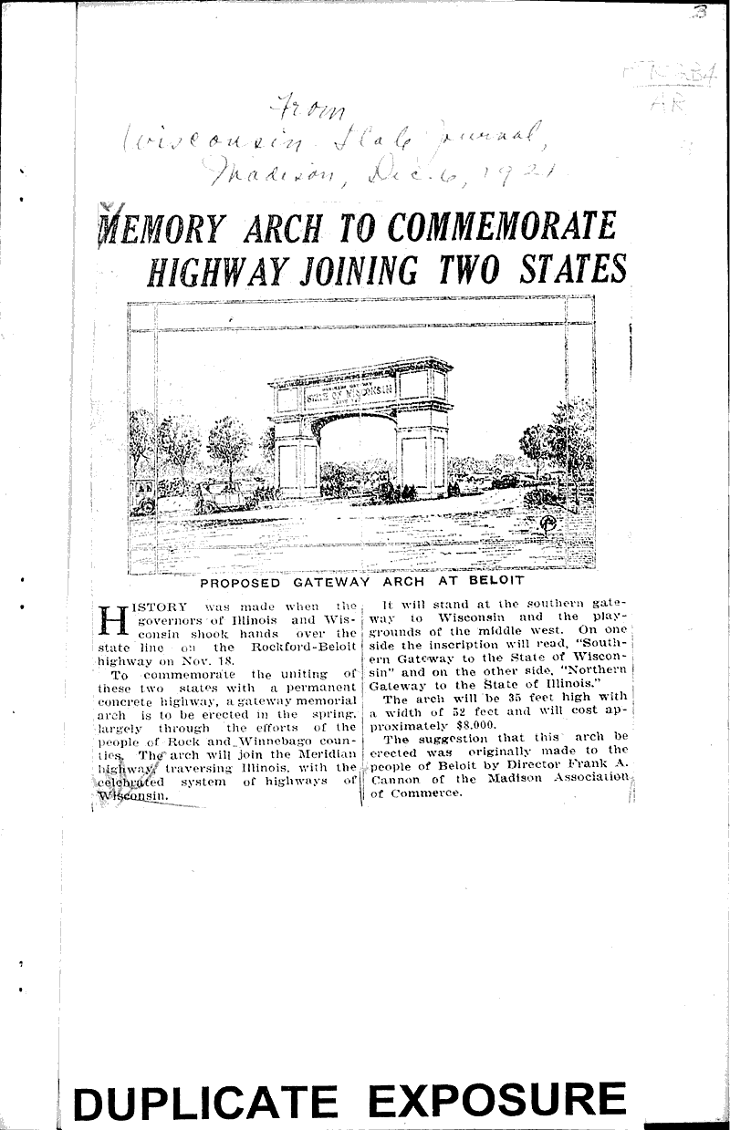  Source: Milwaukee Journal Topics: Transportation Date: 1921-11-27