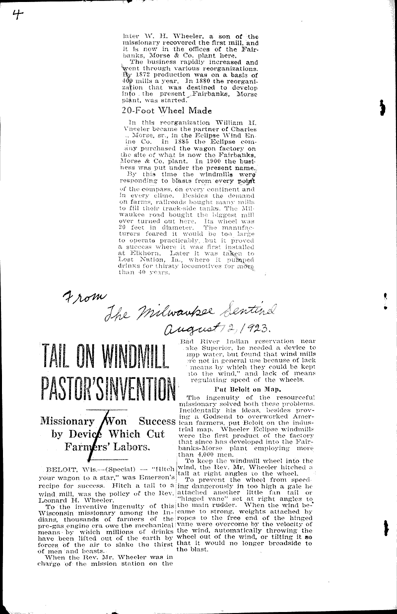  Source: Beloit News Date: 1923-07-07