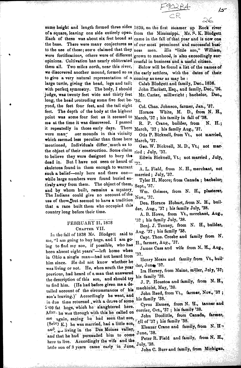  Source: Beloit Free Press Date: 1878-01-03