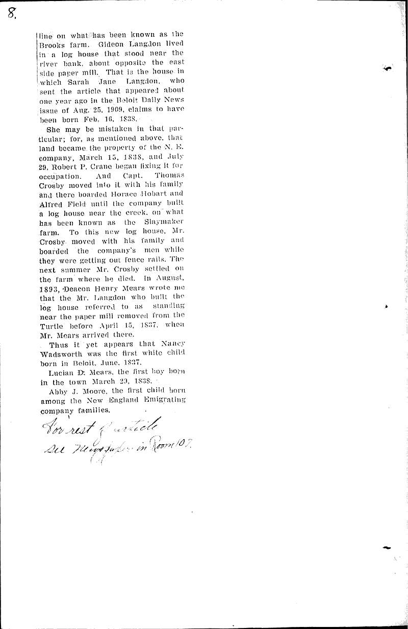  Source: Beloit Free Press Date: 1910-06-30