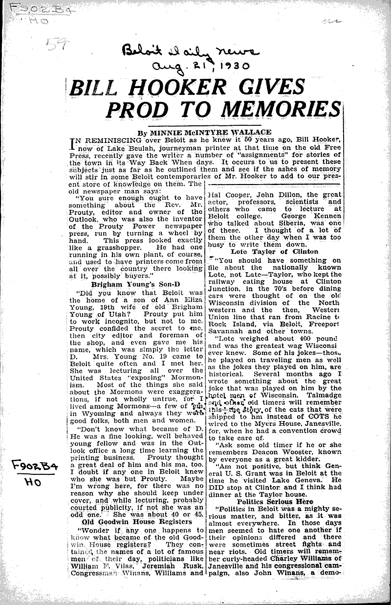 Source: Beloit Daily News Date: 1930-08-21
