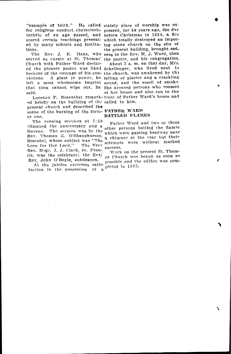  Source: Catholic Herald Citizen Topics: Church History Date: 1935-10-05