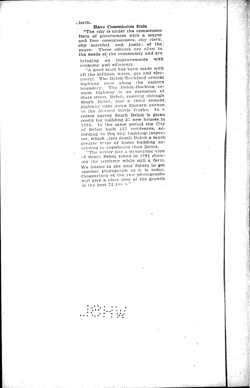  Source: Beloit Daily News Topics: Industry Date: 1924-05-28