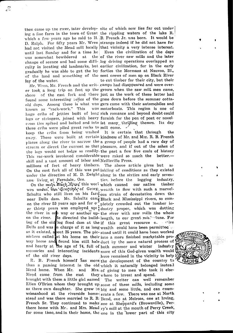  Source: Black River Falls Banner-Journal Topics: Voyages and Travels Date: 1922-08-16