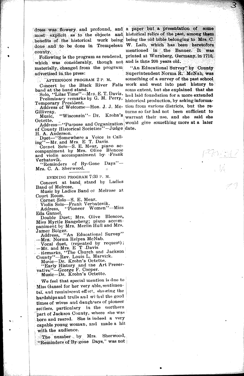  Source: Melrose Chronicle Topics: Government and Politics Date: 1916-06-02