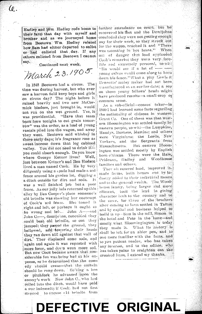  Source: Bloomington Record Date: 1905-03-02