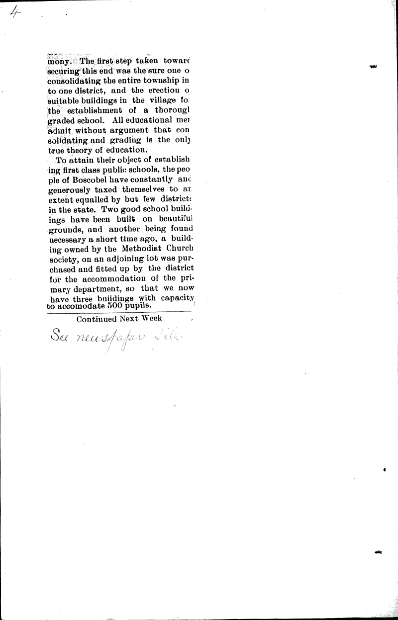  Source: Boscobel Sentinel Date: 1910-07-20