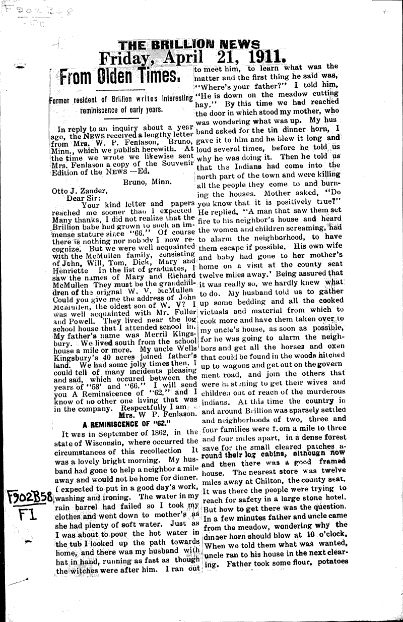  Source: Brillion News Date: 1911-04-21