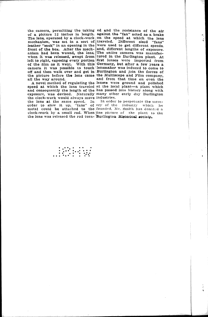  Source: Racine Journal-News Topics: Industry Date: 1931-12-01