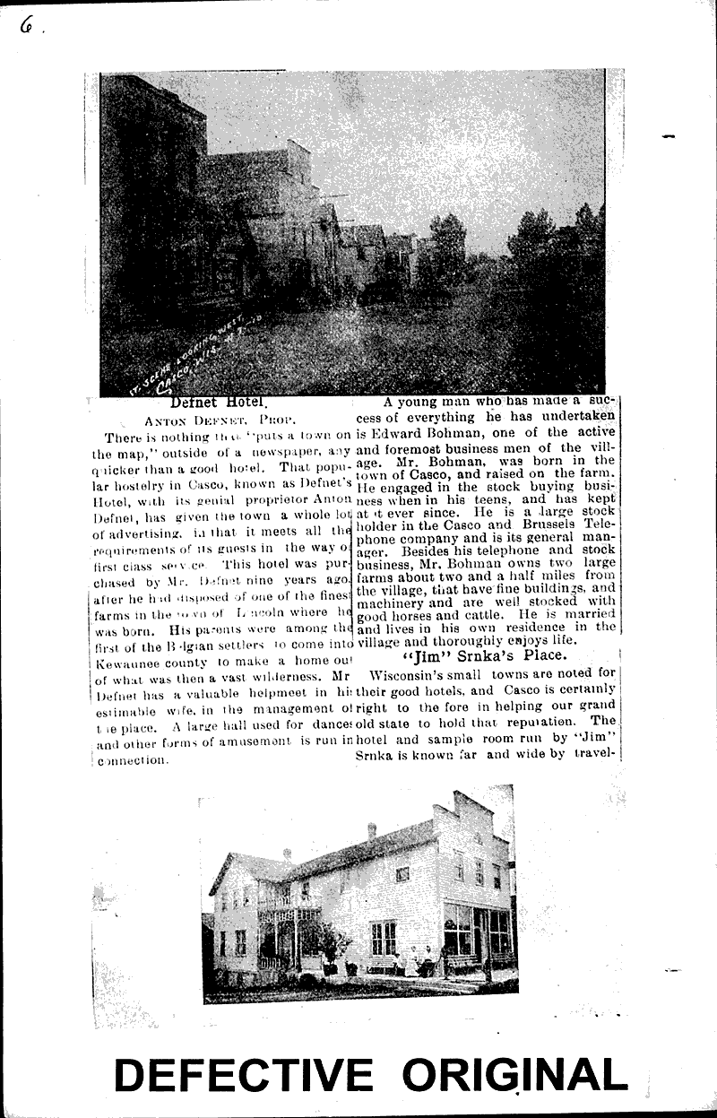 Casco A brief descriptive writeup of a thriving little village