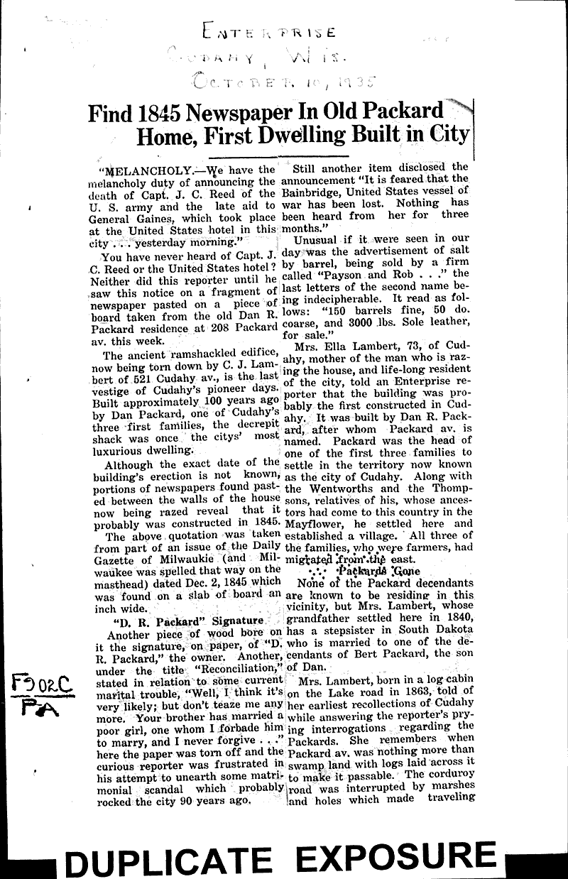  Source: Cudahy Enterprise Date: 1935-10-10