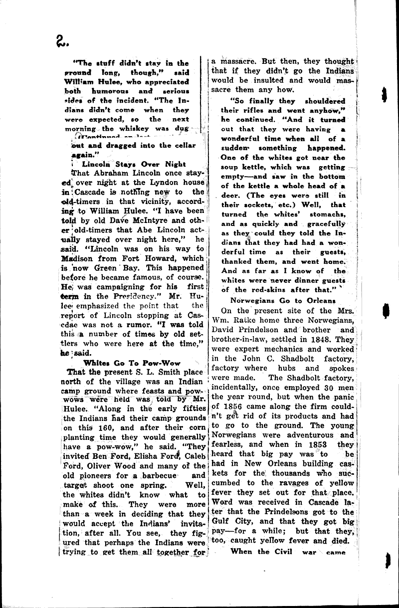 Source: Plymouth Reporter Topics: Immigrants Date: 1927-03-19