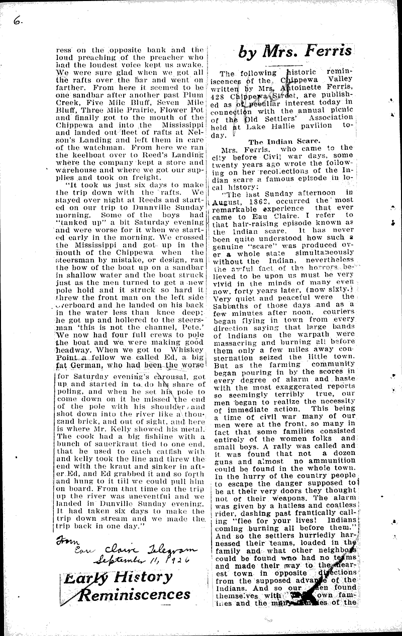  Source: Chippewa Herald Date: 1926-02-18