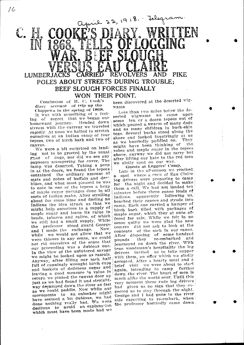  Source: Eau Claire Telegram Date: 1917-08-18