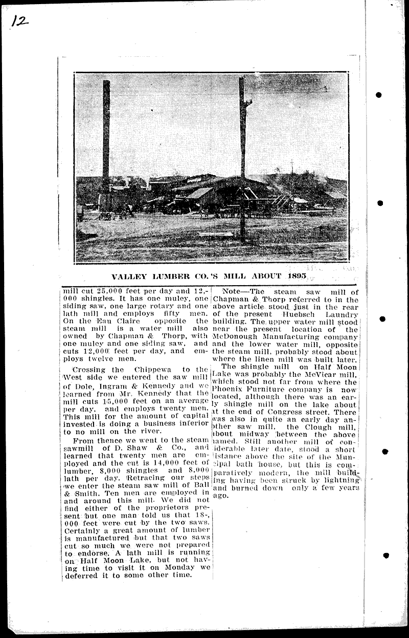  Source: Eau Claire Telegram Topics: Industry Date: 1916-02-02