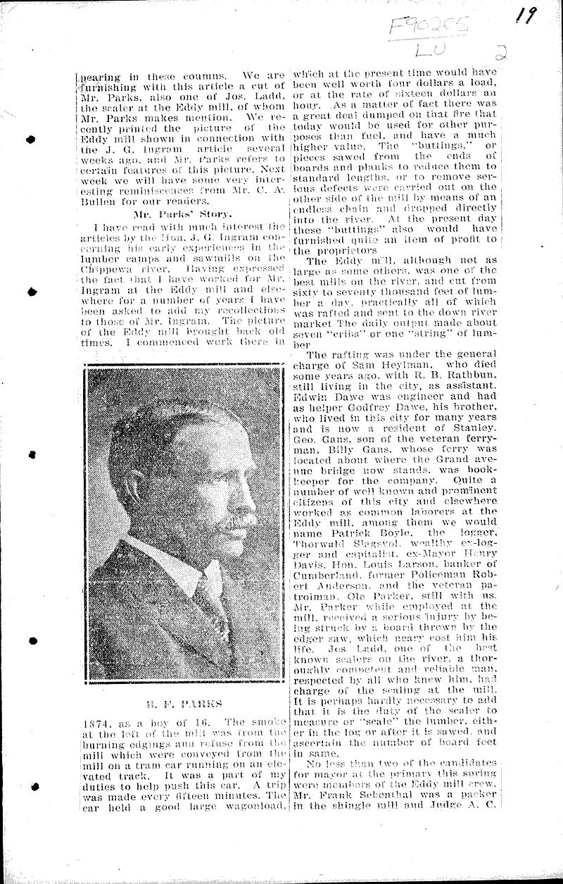  Source: Eau Claire Telegram Topics: Industry Date: 1916-02-02