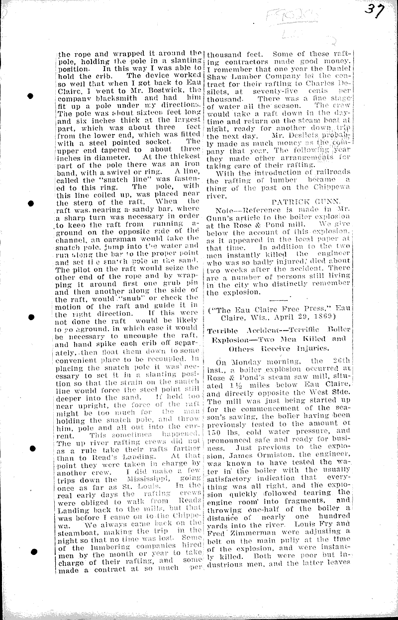  Source: Eau Claire Telegram Topics: Industry Date: 1916-02-02