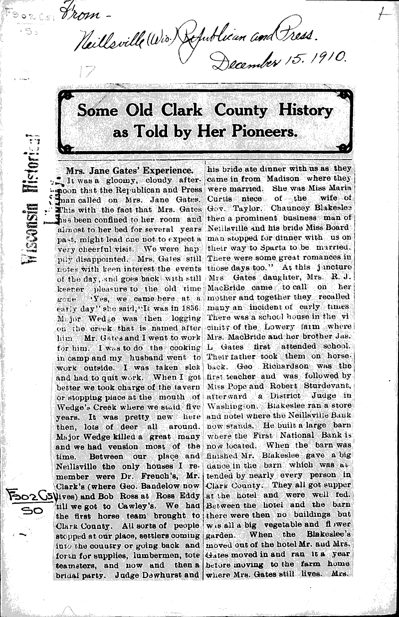  Source: Republican and Press Date: 1910-12-15