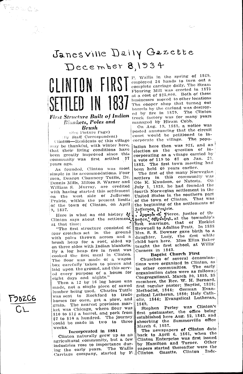  Source: Janesville Daily Gazette Date: 1934-12-08