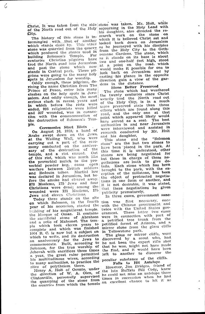 City of Clintonville places public museum in its park Newspaper