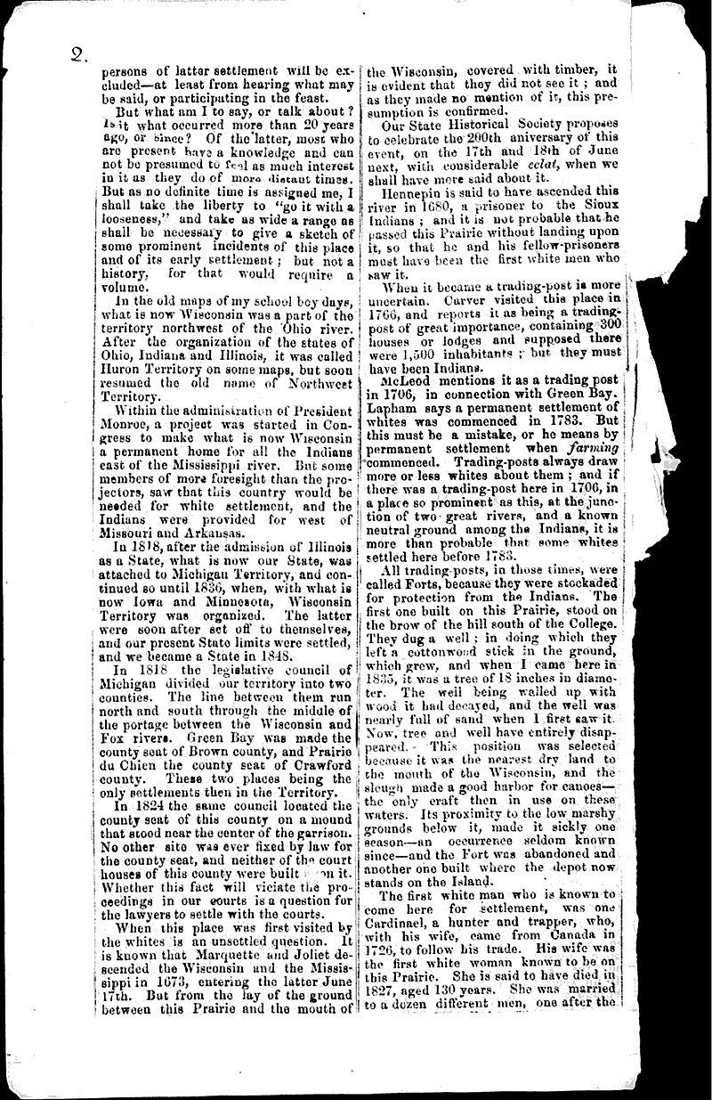  Source: Prairie du Chien Courier Topics: Social and Political Movements Date: 1873-01-28