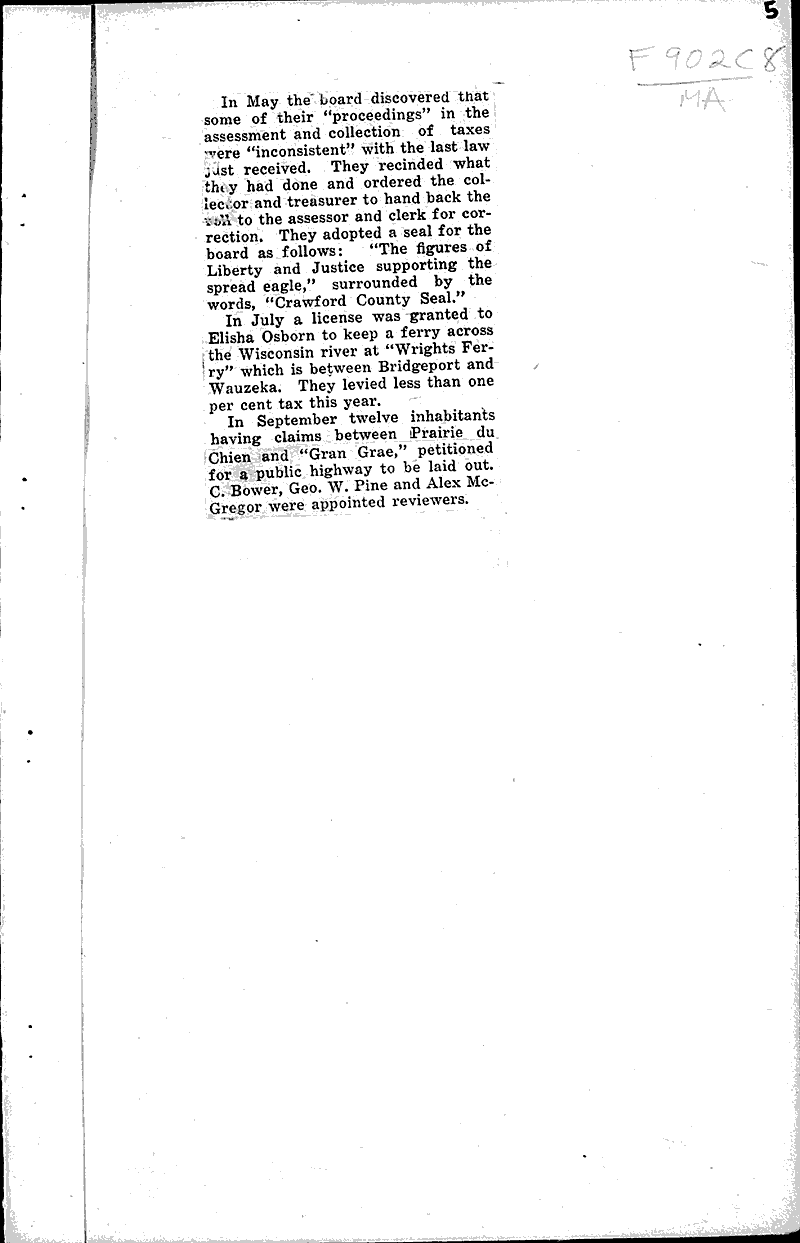  Source: Prairie du Chien Courier Date: 1924-07-12