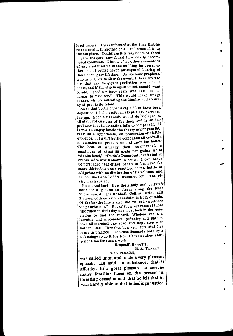  Source: Wisconsin State Journal Topics: Government and Politics Date: 1884-05-06