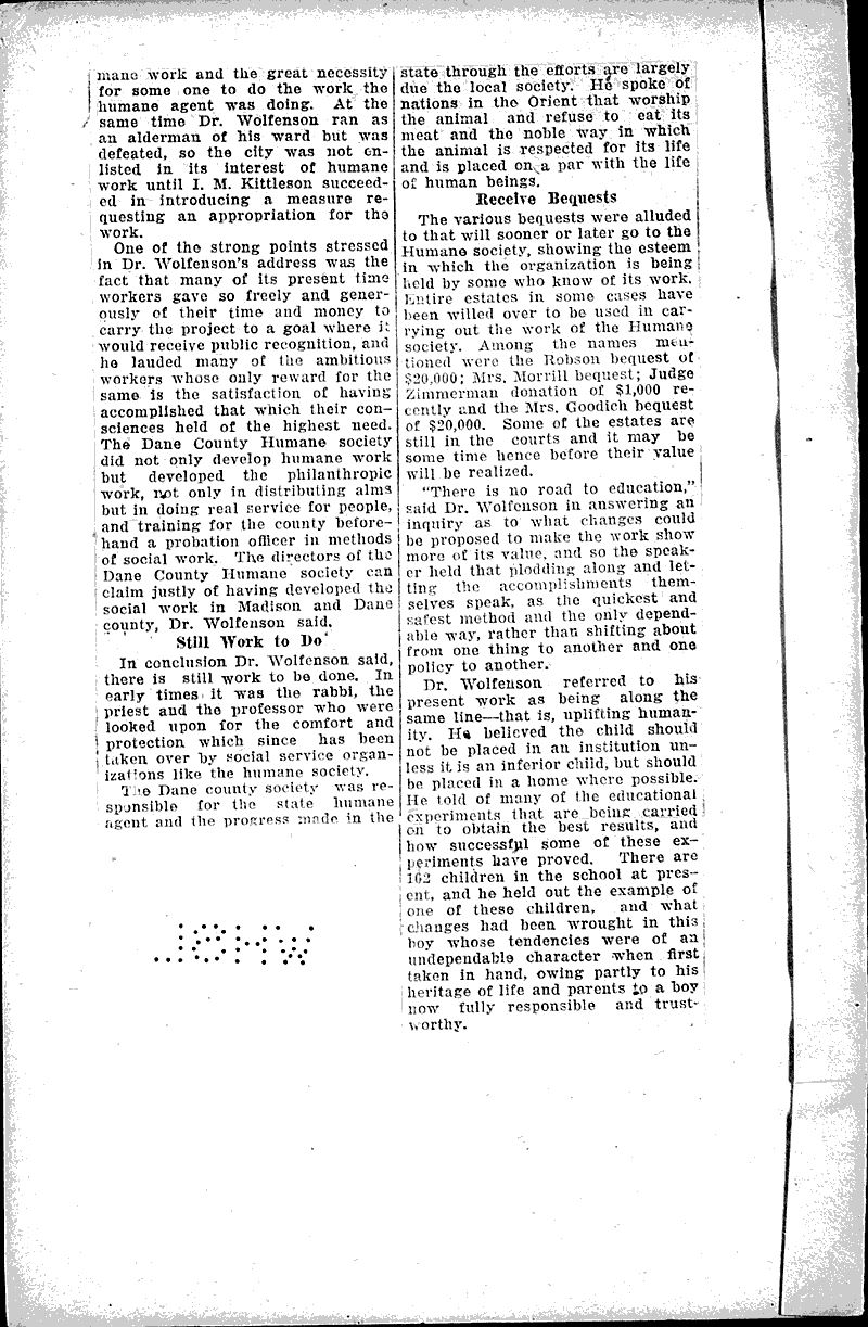  Source: Wisconsin State Journal Topics: Government and Politics Date: 1926-11-19
