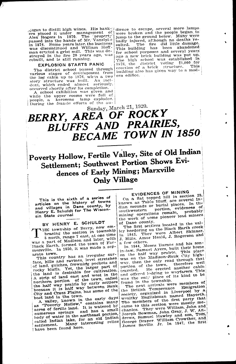  Source: Wisconsin State Journal Topics: Immigrants Date: 1920-03-14