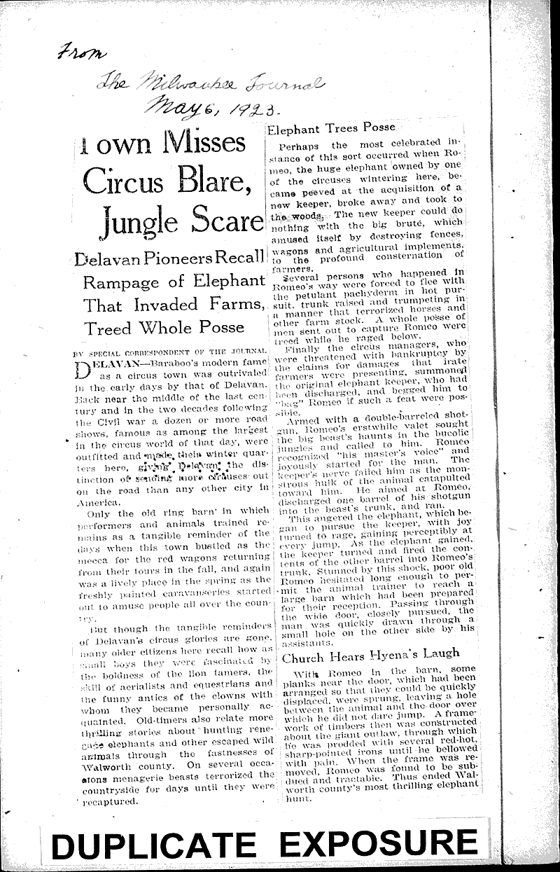  Source: Milwaukee Sentinel Topics: Art and Music Date: 1921-11-13