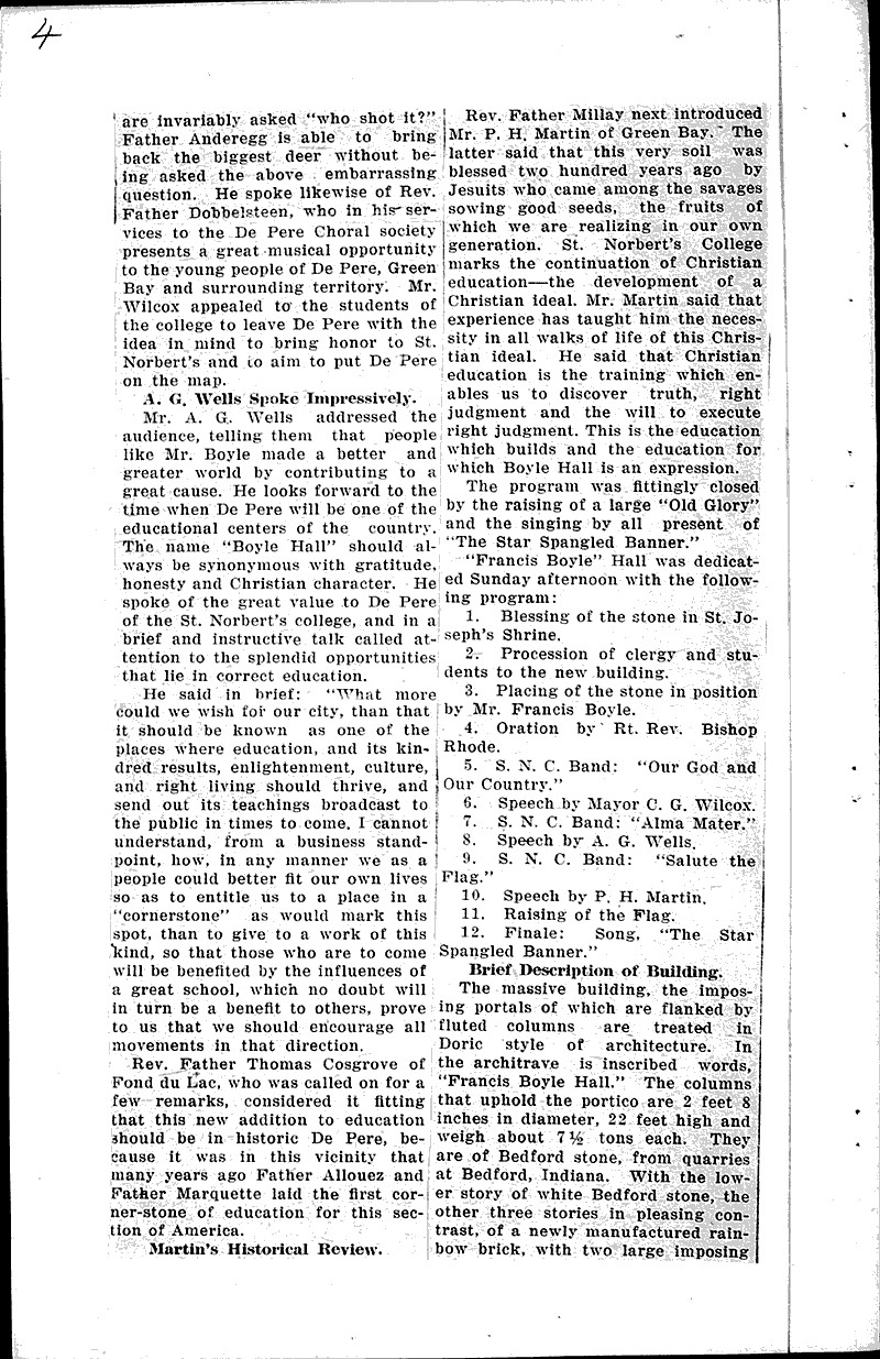  Source: De Pere Democrat Topics: Church History Date: 1917-08-17