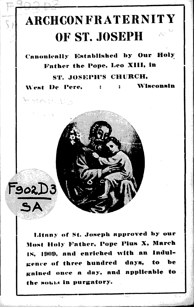  Source: De Pere Democrat Topics: Church History Date: 1917-08-17