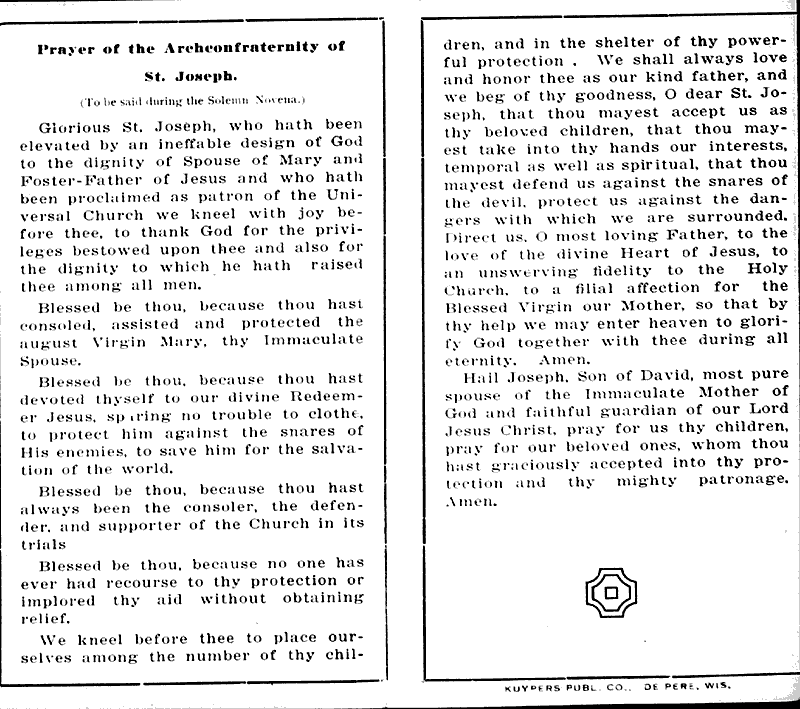  Source: De Pere Democrat Topics: Church History Date: 1917-08-17