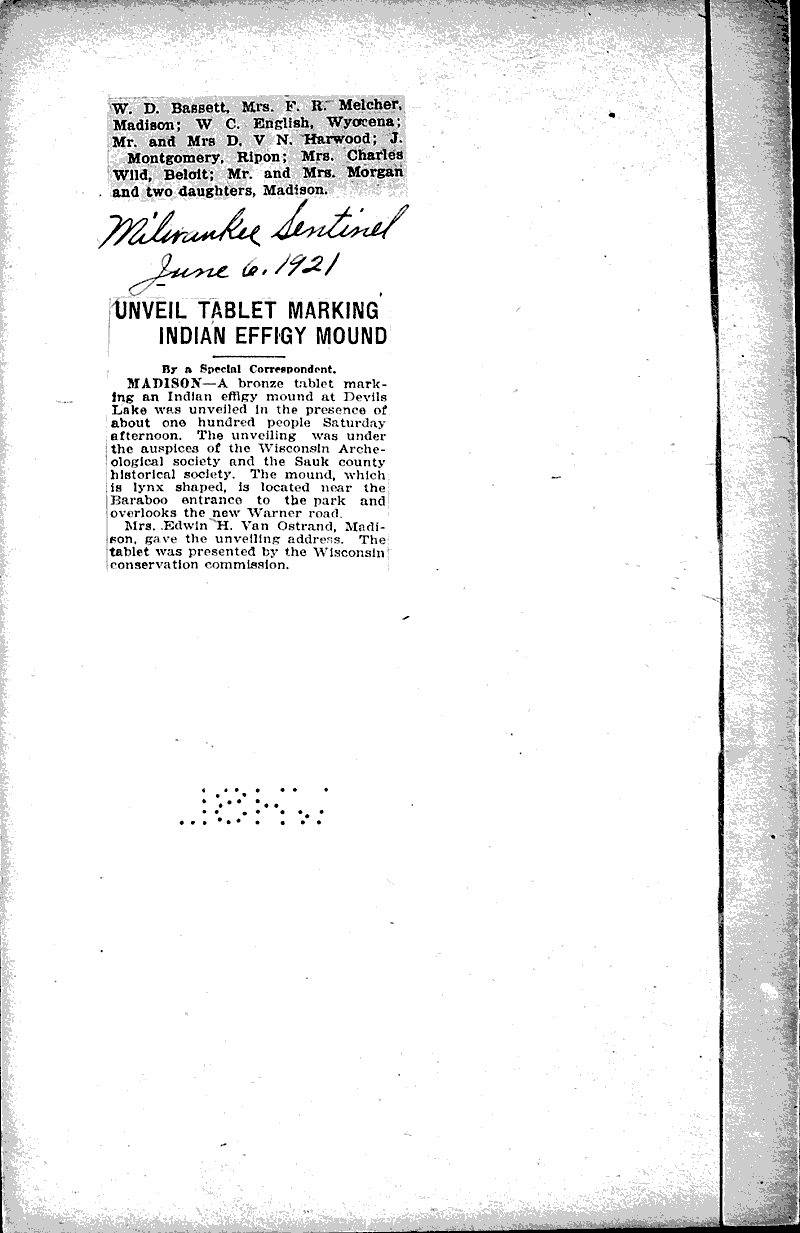  Source: Baraboo Daily News Topics: Education Date: 1921-06-06