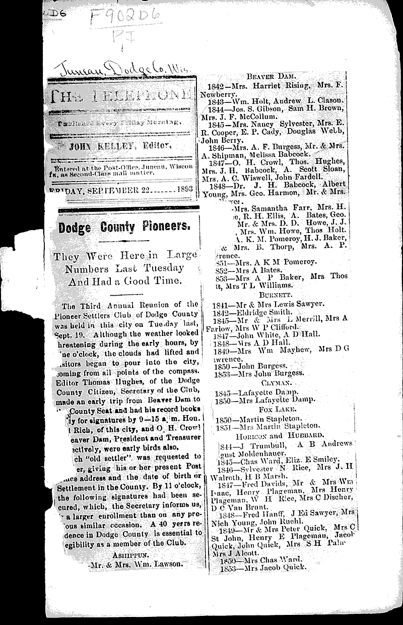  Source: Horicon Reporter Topics: Immigrants Date: 1914-03-06