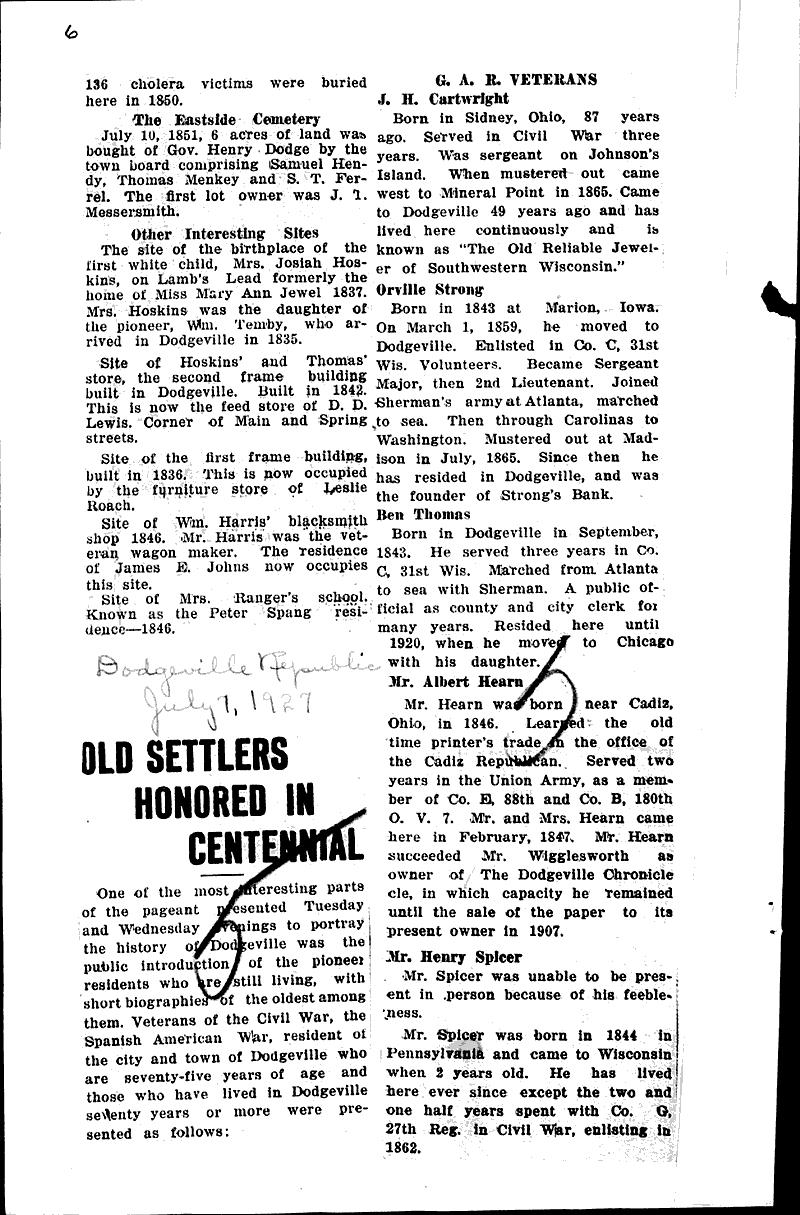  Source: Wisconsin State Journal Topics: Social and Political Movements Date: 1927-06-01