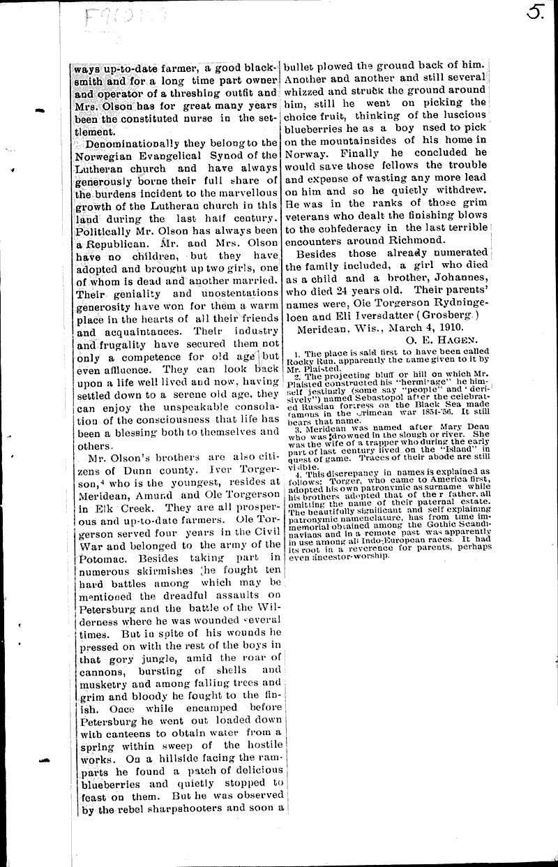  Source: Dunn County News Topics: Immigrants Date: 1910-03-10