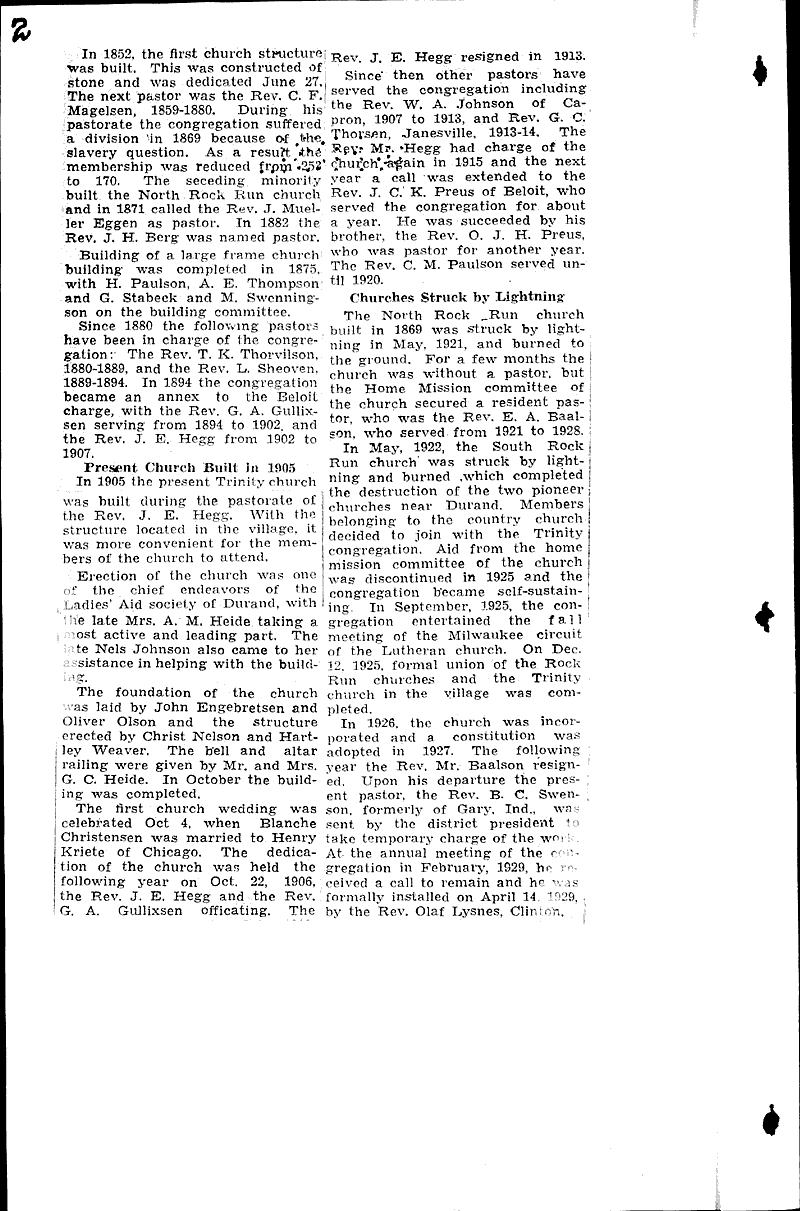  Source: Beloit Daily News Topics: Church History Date: 1934-09-14