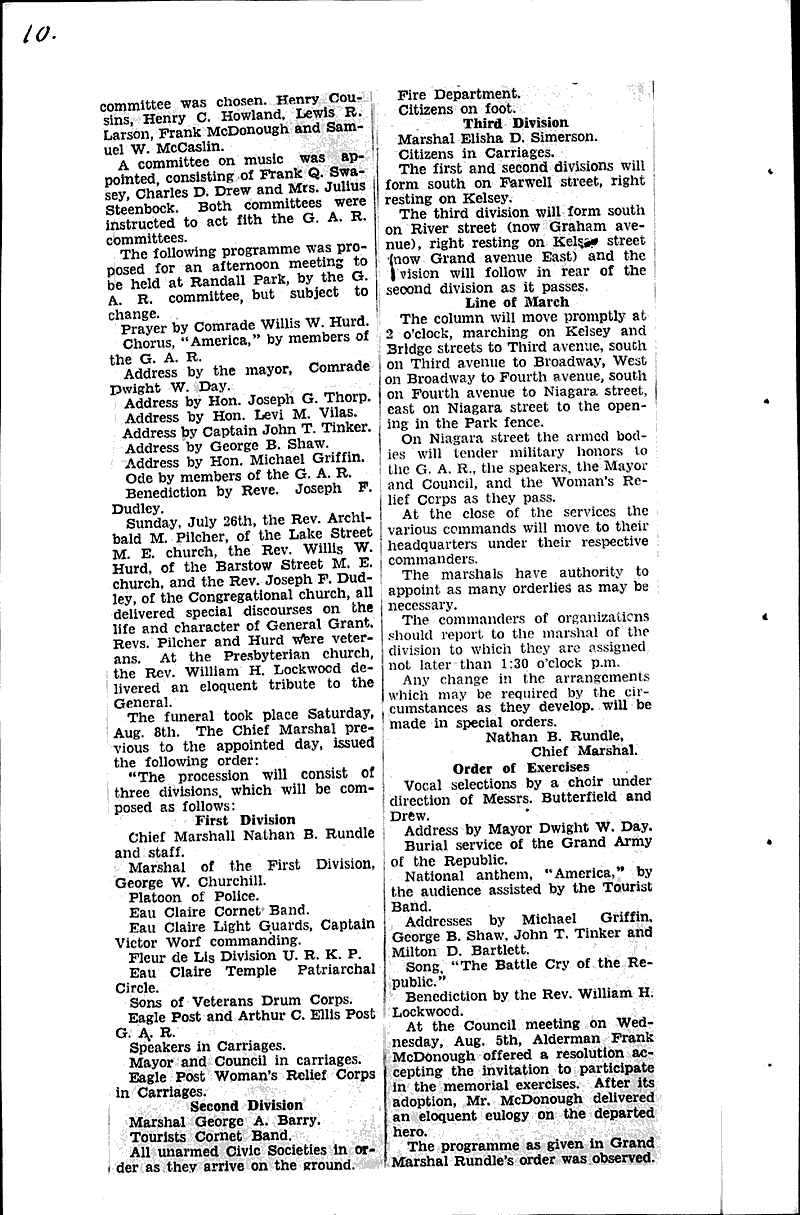  Source: Eau Claire Telegram Topics: Civil War Date: 1935-08-03