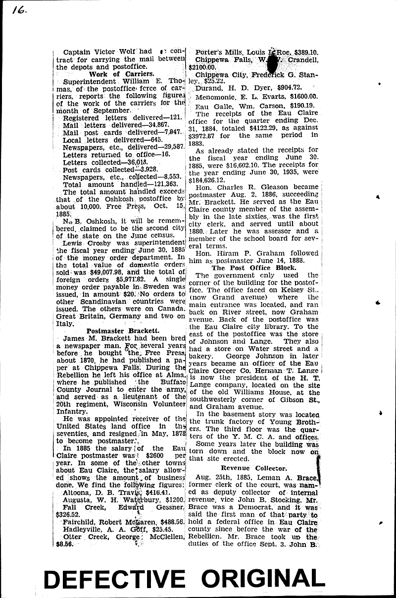  Source: Eau Claire Telegram Topics: Civil War Date: 1935-08-03