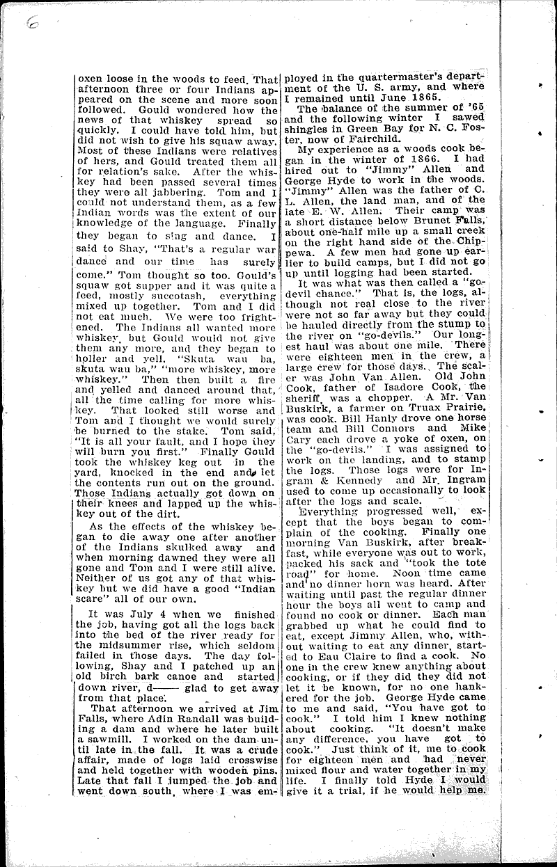  Source: Eau Claire Telegram Topics: Civil War Date: 1916-11-10