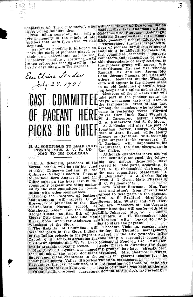  Source: Eau Claire Leader Date: 1921-07-20