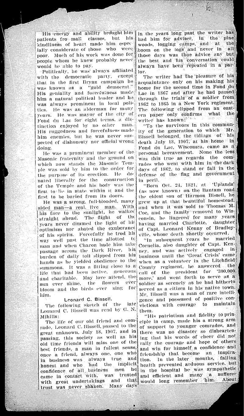  Source: Fond du Lac Commonwealth Topics: Social and Political Movements Date: 1908-03-25