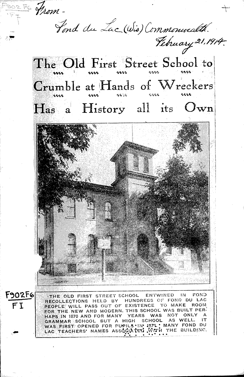  Topics: Architecture Date: 1914-02-21