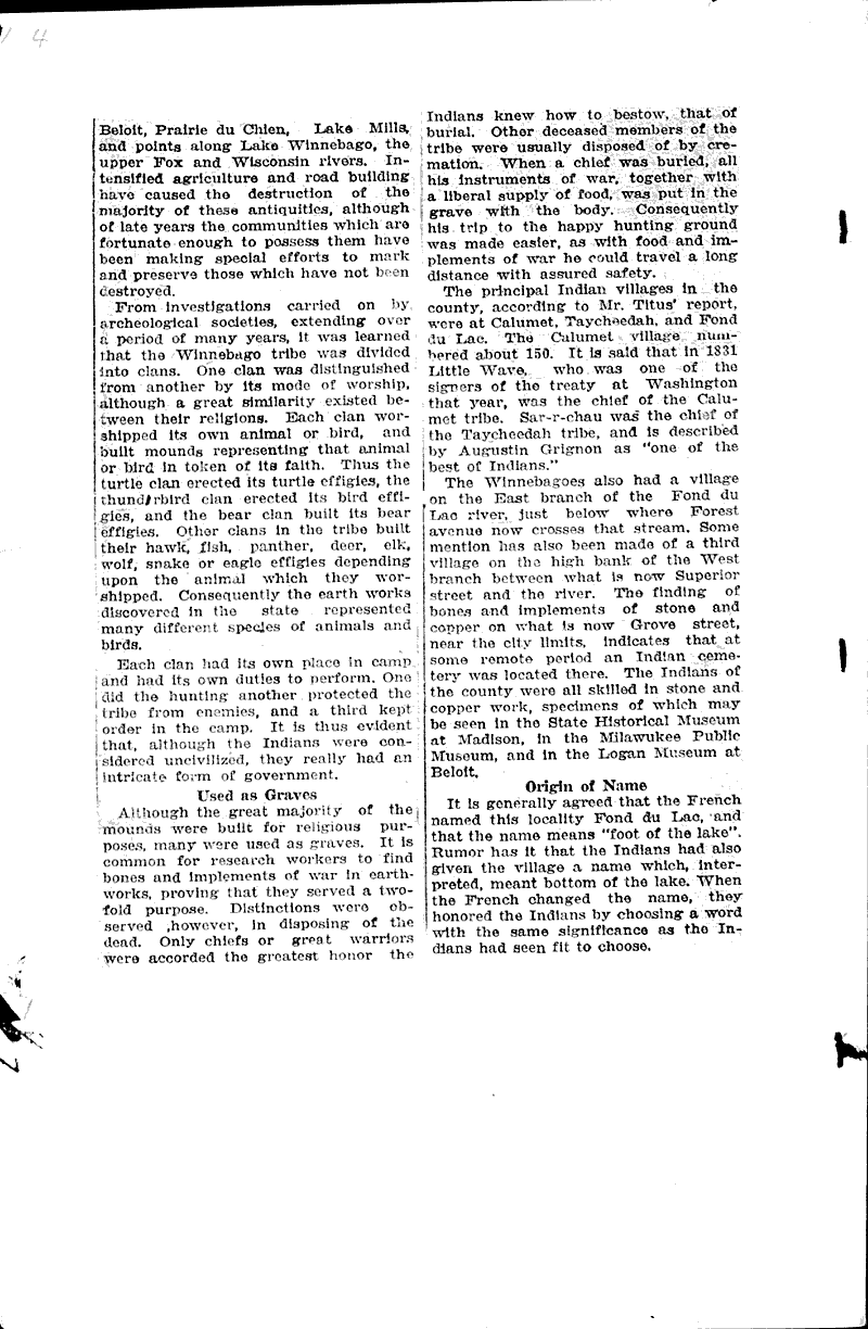  Source: Fond du Lac Commonwealth Topics: Indians and Native Peoples Date: 1924-11-04