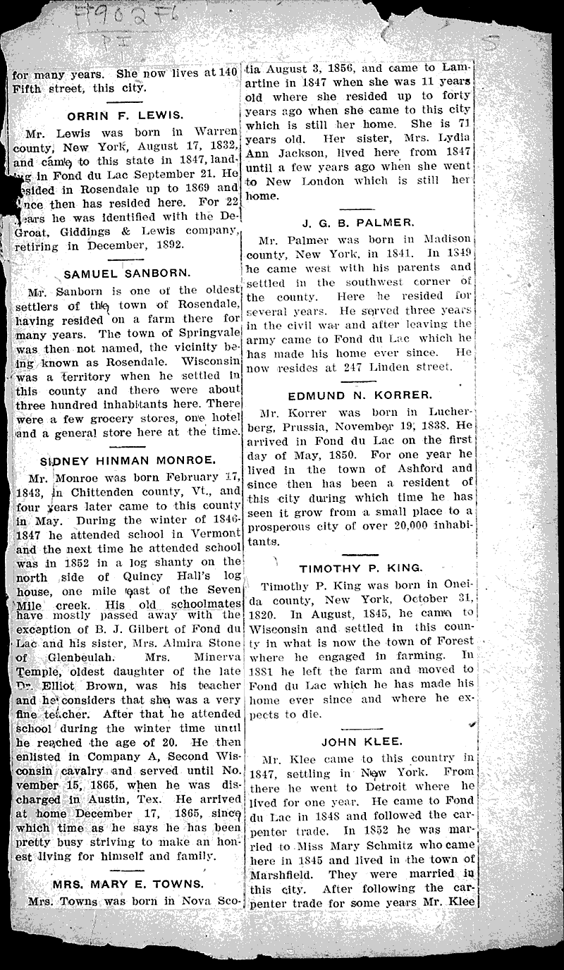  Source: Fond du Lac Bulletin Date: 1907-10-06
