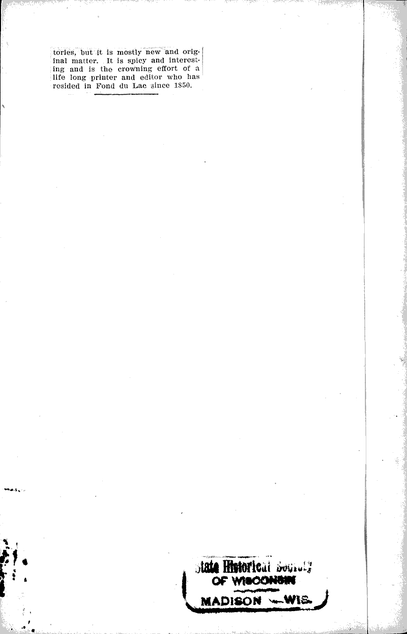  Source: Fond du Lac Daily Reporter Topics: Architecture Date: 1906-03-03