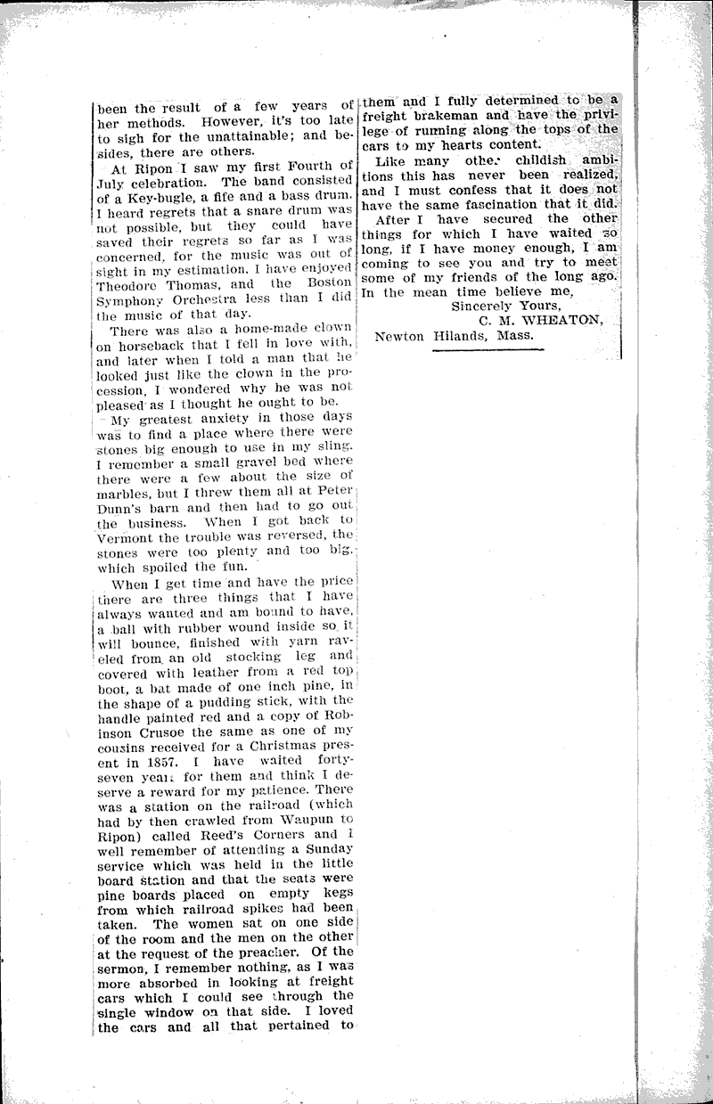  Source: Fond du Lac Daily Reporter Date: 1905-04-19