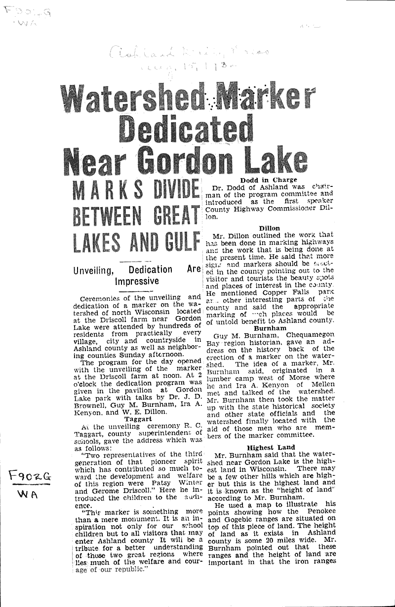  Source: Ashland Daily Press Topics: Architecture Date: 1932-08-15